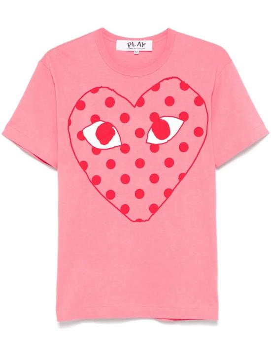  꼼데가르송 반팔 티셔츠 AXT276051 pink