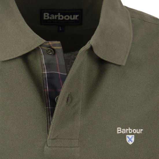 26SS 바버 폴로 티셔츠 MML0012 OLIVE GREEN - BARBOUR