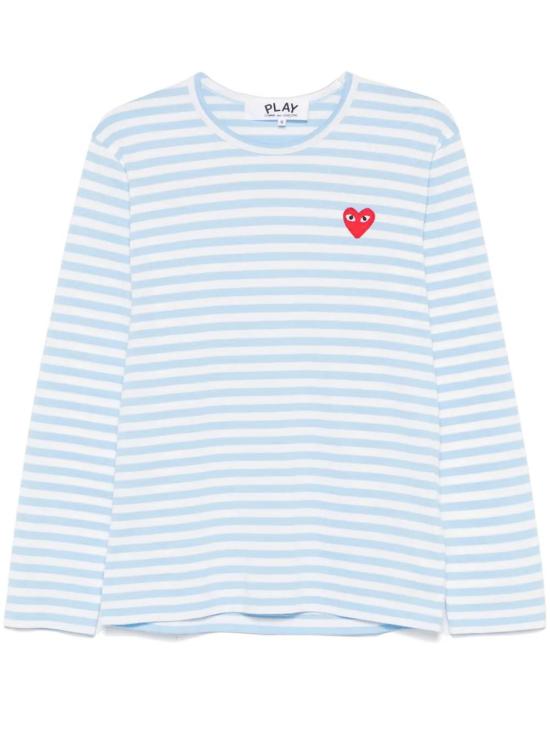  꼼데가르송 긴팔 티셔츠 AXT278051 blue