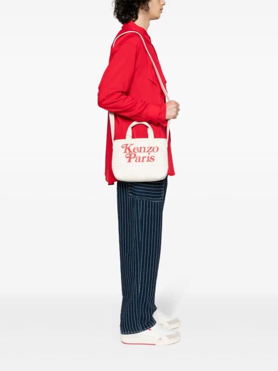  겐조 토트백 FE58SA910F35 ecru - KENZO