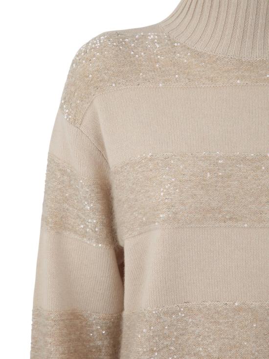  브루넬로 쿠치넬리 터틀넥 M16702104CLS40 Brown - BRUNELLO CUCINELLI