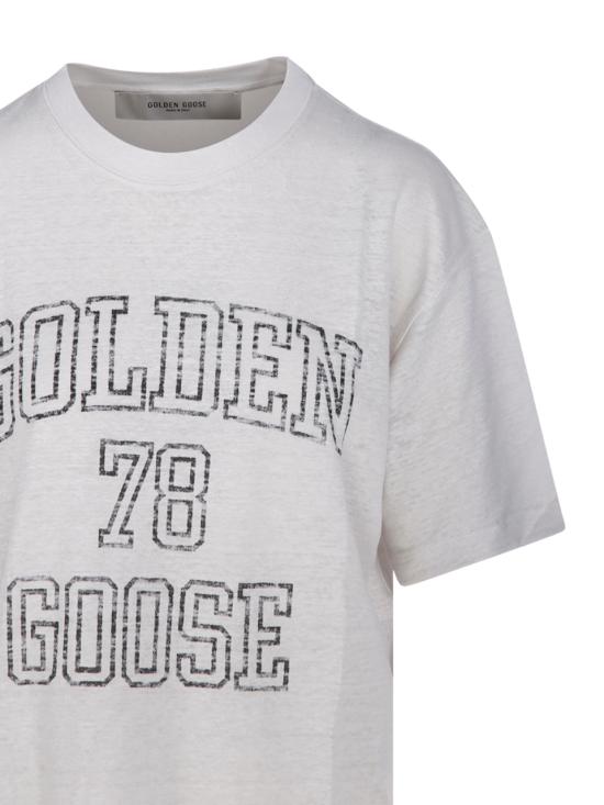 25SS 골든구스 탑 GWP01874 P001891 11421 HERITAGE WHITE BLACK - GOLDEN GOOSE