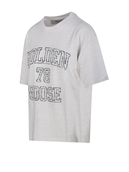 25SS 골든구스 탑 GWP01874 P001891 11421 HERITAGE WHITE BLACK - GOLDEN GOOSE