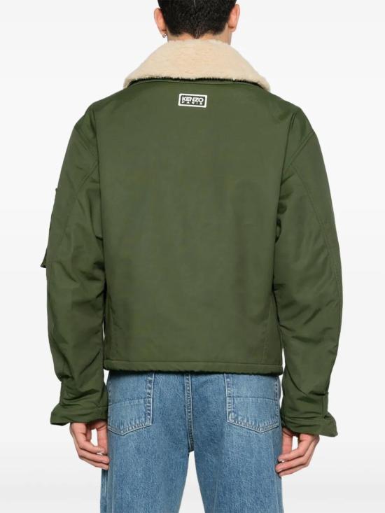  겐조 자켓 FE65BL1499OB dark green - KENZO