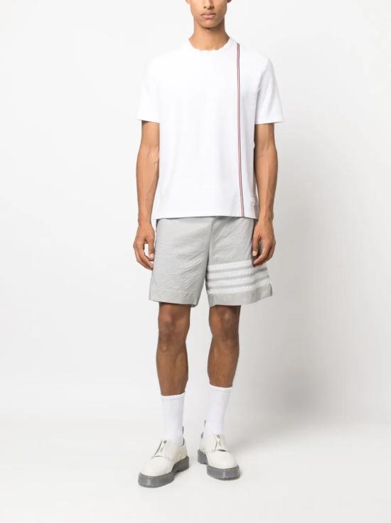  톰브라운 반팔 티셔츠 MJS252AJ0138 white - THOM BROWNE