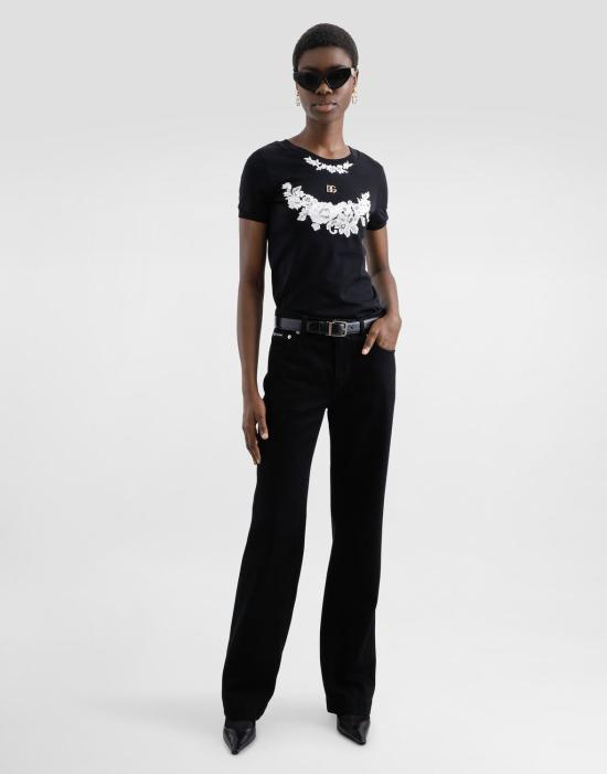 25SS 돌체앤가바나 반팔 티셔츠 F8N08TGDCTJ N0000 - DOLCE & GABBANA