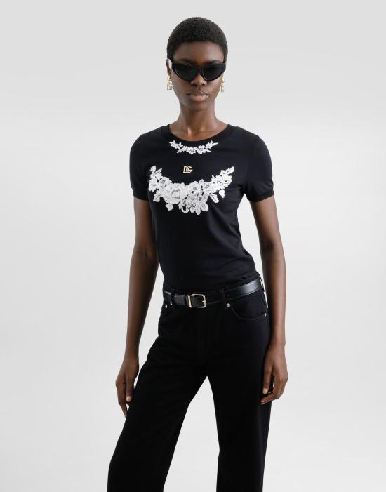 25SS 돌체앤가바나 반팔 티셔츠 F8N08TGDCTJ N0000 - DOLCE & GABBANA