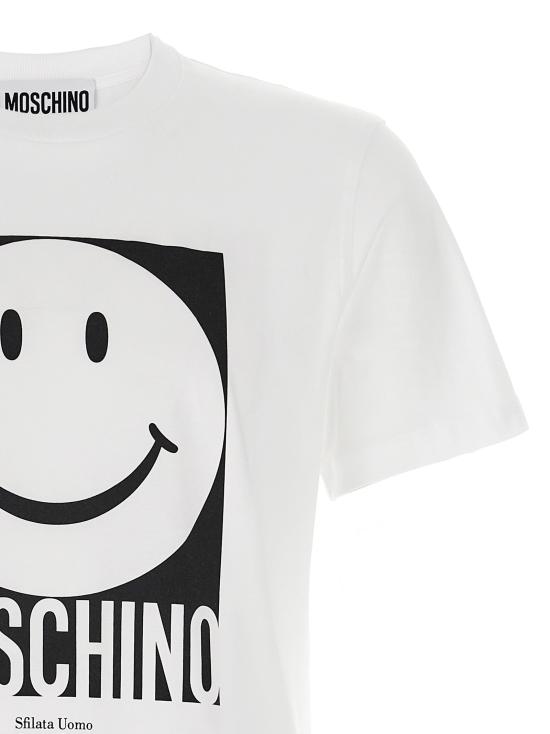 25SS 모스키노 반팔 티셔츠 J072302411001 - MOSCHINO