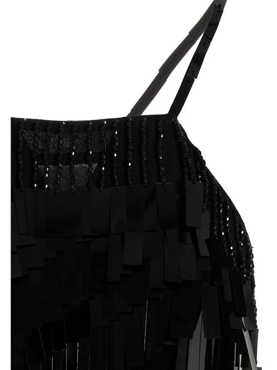  디 아티코 숏 원피스 227WCA60H103100 Black - THE ATTICO