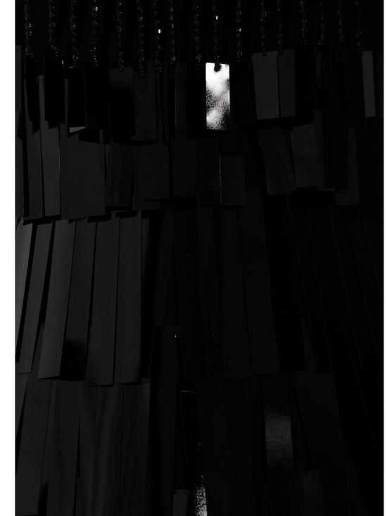  디 아티코 숏 원피스 227WCA60H103100 Black - THE ATTICO