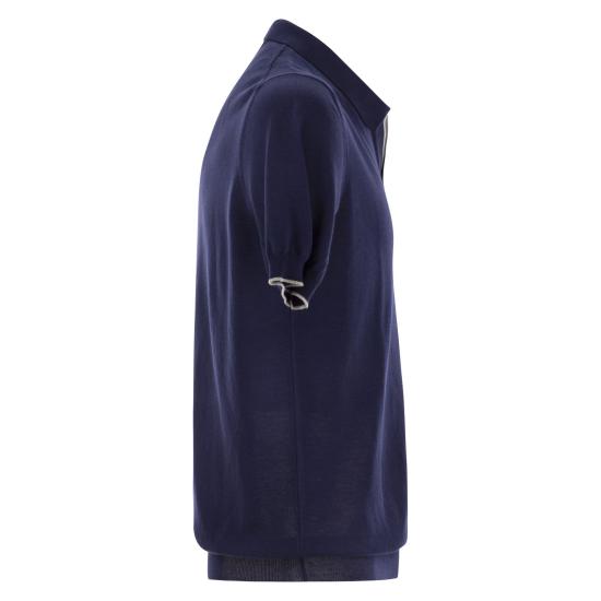 25SS 페이 폴로 티셔츠 NMMC1501740VHY NIGHT BLUE - FAY