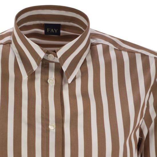 25SS 페이 블라우스/셔츠 NCWA150568SXBH BROWN - FAY