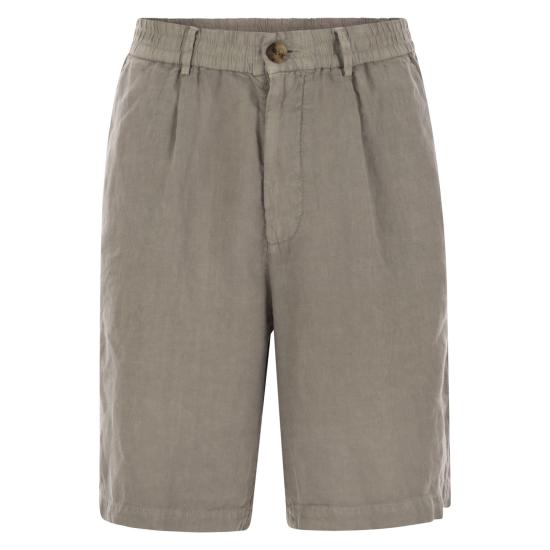  브루넬로 쿠치넬리 숏팬츠 M243DU0065 KHAKI