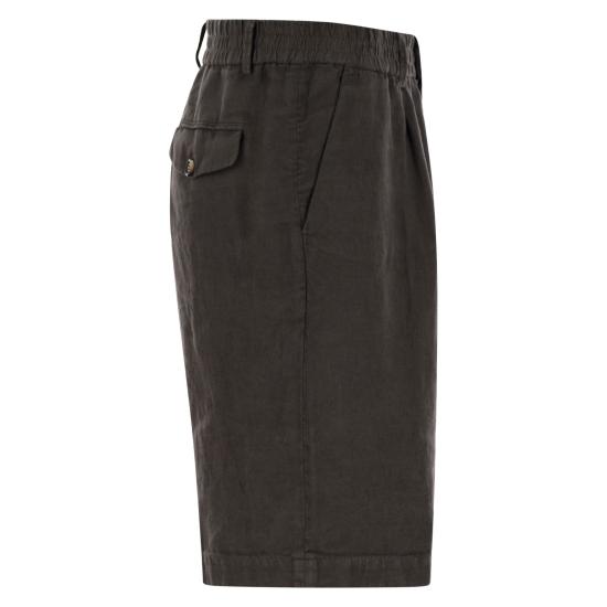 25SS 브루넬로 쿠치넬리 숏팬츠 M243DU0065 BROWN - BRUNELLO CUCINELLI