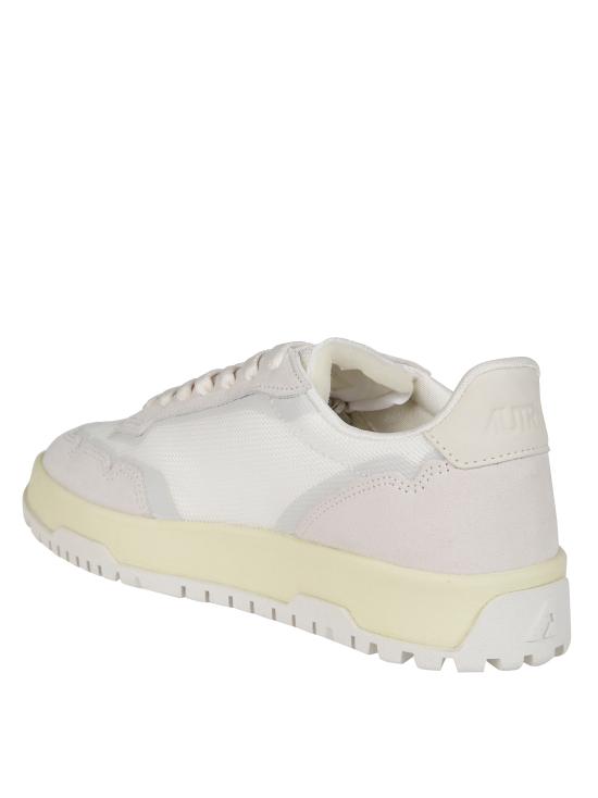 25SS 오트리 WILDPACE 로우 스니커즈 립스탑 나일론 가죽 LDLMAK01 DRAGON NABUK WHT MARSH BIANCO - AUTRY