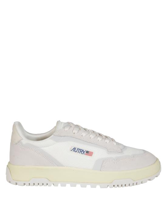 25SS 오트리 WILDPACE 로우 스니커즈 립스탑 나일론 가죽 LDLMAK01 DRAGON NABUK WHT MARSH BIANCO
