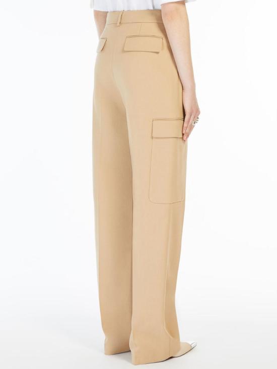 25FW 스포트막스 스트레이트 팬츠 2422136021650006 Camel - SPORTMAX