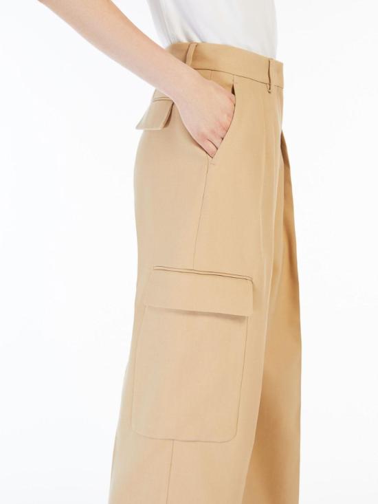 25FW 스포트막스 스트레이트 팬츠 2422136021650006 Camel - SPORTMAX