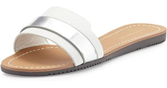  엘리타하리 샌들 엘리 타하리 네그릴 레더 슬라이드 화이트