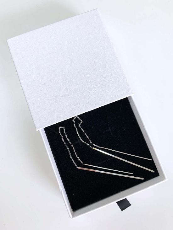  모노수트 이어링 모노슈트 롱  실버 - MONOSUIT