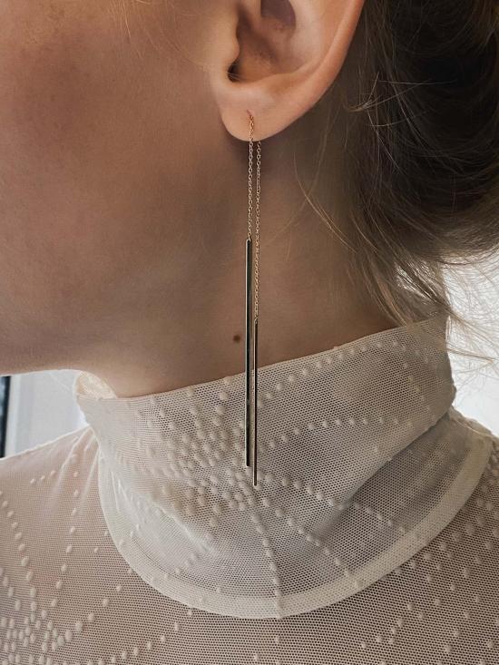  모노수트 이어링 모노슈트 롱  실버 - MONOSUIT