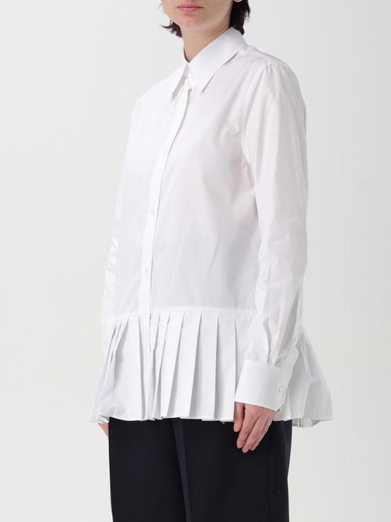 25SS 톰브라운 블라우스 FLL190A03113 100 White - THOM BROWNE