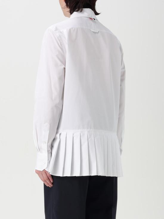 25SS 톰브라운 블라우스 FLL190A03113 100 White - THOM BROWNE