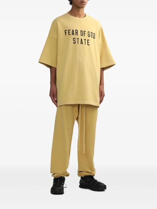  피어오브갓 반팔 티셔츠 125BT242003F yellow - FEAR OF GOD