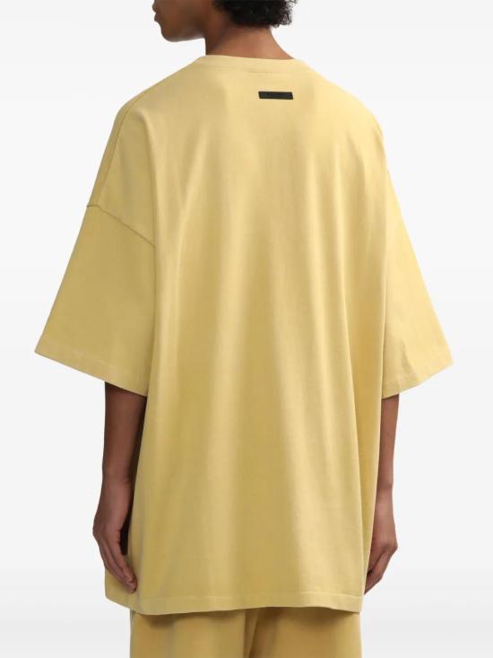  피어오브갓 반팔 티셔츠 125BT242003F yellow - FEAR OF GOD