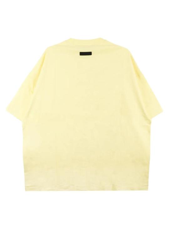  피어오브갓 반팔 티셔츠 125SP244191F yellow - FEAR OF GOD