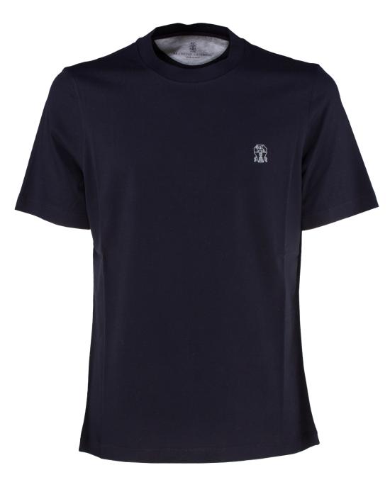 25SS 브루넬로 쿠치넬리 코튼 저지 크루넥 티셔츠 M0B138440 C4425