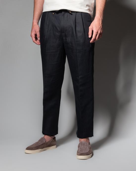 25SS 브루넬로 쿠치넬리 스트레이트 팬츠 MH255E1710 C101 NERO - BRUNELLO CUCINELLI