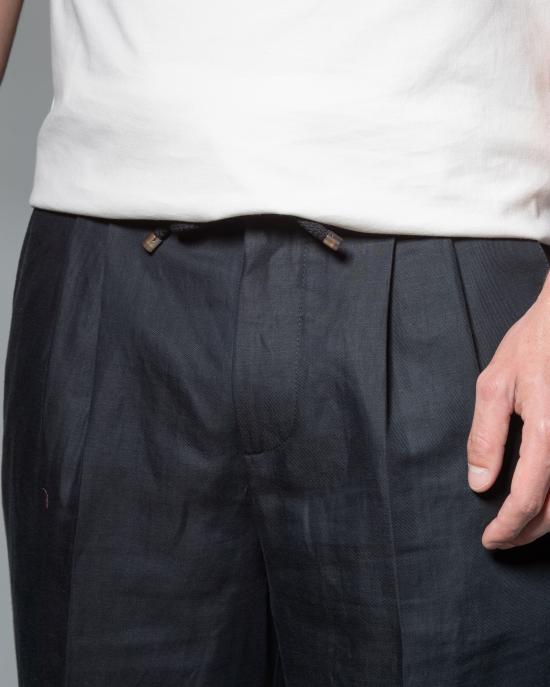 25SS 브루넬로 쿠치넬리 스트레이트 팬츠 MH255E1710 C101 NERO - BRUNELLO CUCINELLI