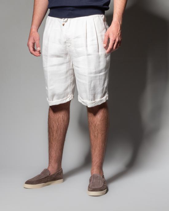 25SS 브루넬로 쿠치넬리 스트레이트 팬츠 M243DU0020 C6007 BIANCO - BRUNELLO CUCINELLI