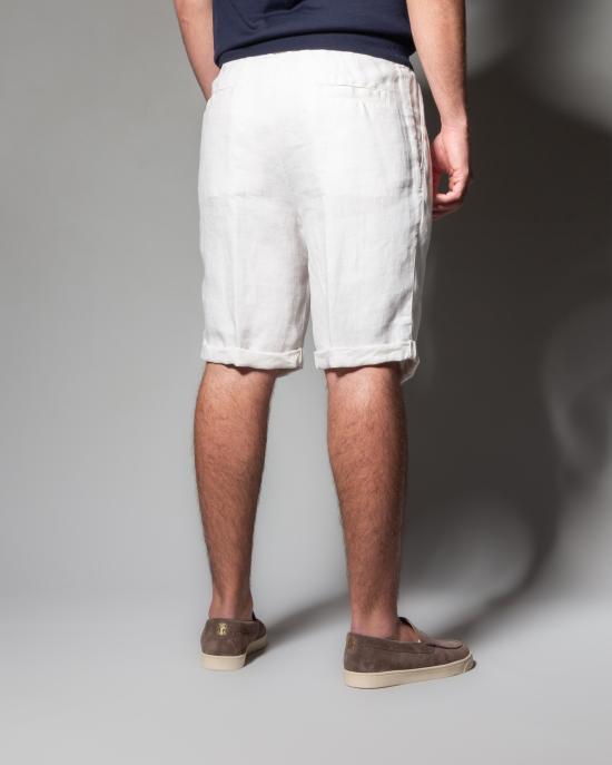 25SS 브루넬로 쿠치넬리 스트레이트 팬츠 M243DU0020 C6007 BIANCO - BRUNELLO CUCINELLI