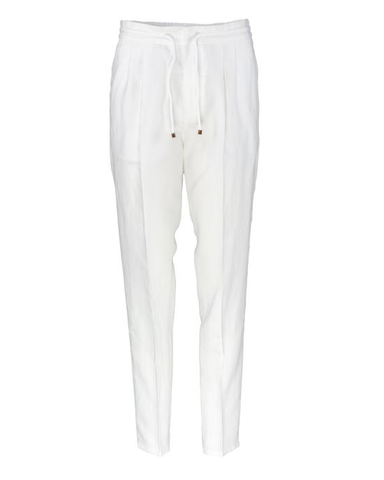 25SS 브루넬로 쿠치넬리 스트레이트 팬츠 MH255E1710 C1900 BIANCO