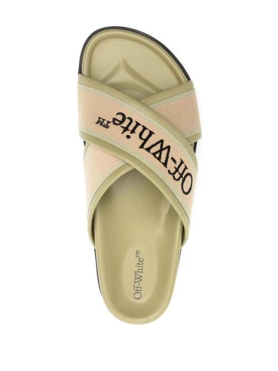  오프화이트 뮬/슬리퍼 OMIT007S24LEA0015050 green - OFF WHITE