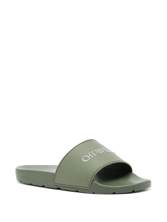  오프화이트 뮬/슬리퍼 OMIU002F24MAT001 khaki - OFF WHITE