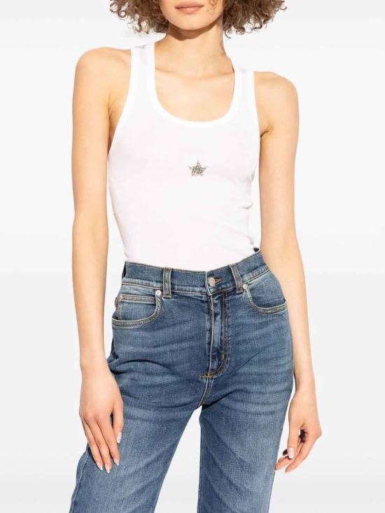  스텔라 맥카트니 민소매 티셔츠 6J02913SPZ119000 White - STELLA MCCARTNEY