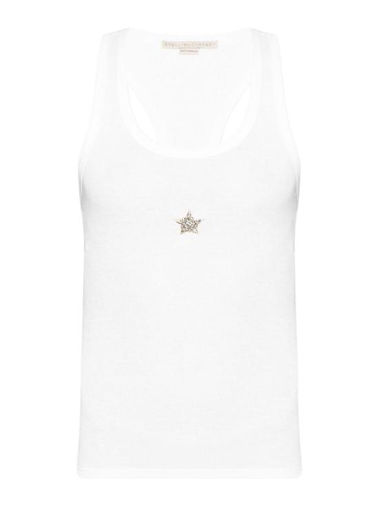  스텔라 맥카트니 민소매 티셔츠 6J02913SPZ119000 White