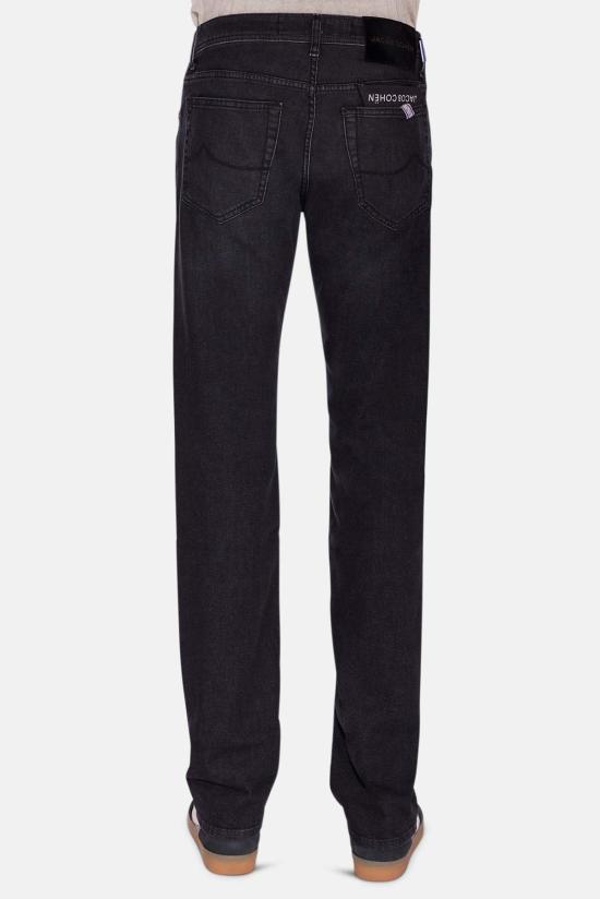  야콥코헨 스트레이트 팬츠 Jacob Cohen Eduard 9 Oz 스트레이트 레그 진 페이디드 블랙 - JACOB COHËN