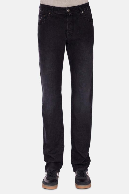  야콥코헨 스트레이트 팬츠 Jacob Cohen Eduard 9 Oz 스트레이트 레그 진 페이디드 블랙
