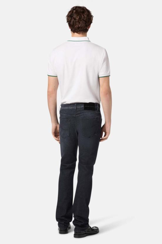  야콥코헨 스트레이트 팬츠 Jacob Cohen Eduard 9 Oz 스트레이트 레그 진 페이디드 블랙 - JACOB COHËN
