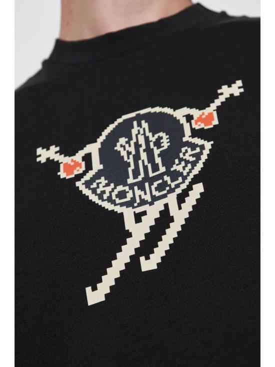  몽클레어 반팔 티셔츠 J20918C0001083927 black - MONCLER