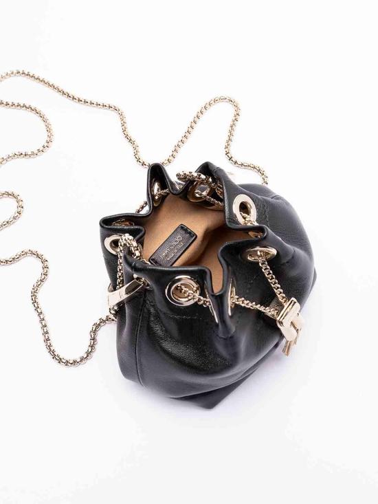 25SS 지미추 숄더백 MICROBONBONRIHBLACK Black - JIMMY CHOO