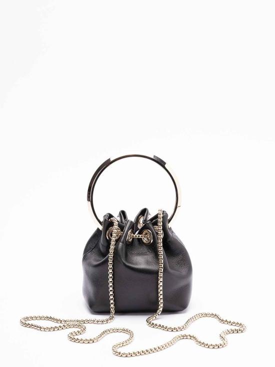 25SS 지미추 숄더백 MICROBONBONRIHBLACK Black - JIMMY CHOO