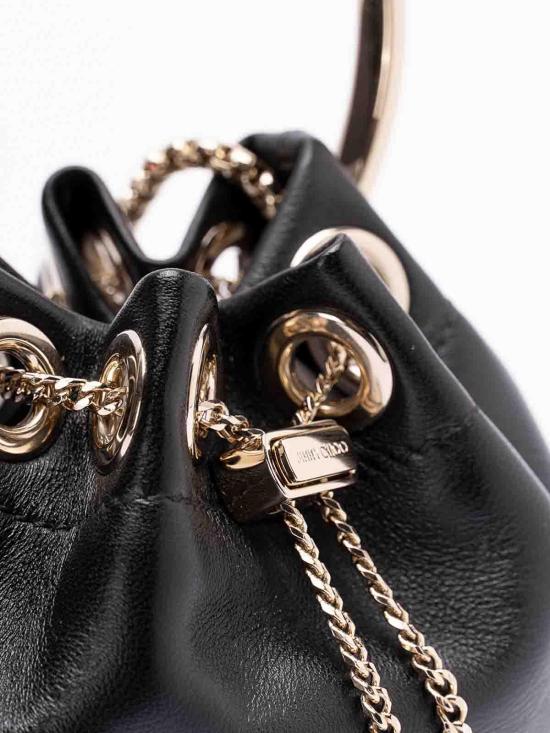 25SS 지미추 숄더백 MICROBONBONRIHBLACK Black - JIMMY CHOO