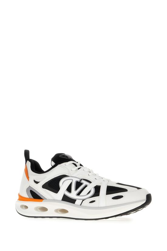  발렌티노 가라바니 스니커즈 5Y2S0I25MCH ZH1 BIANCO NERO ARANCIONE - VALENTINO GARAVANI