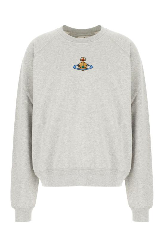 24FW 비비안웨스트우드 긴팔 티셔츠 3I010004J006O P001 GREY MELANGE