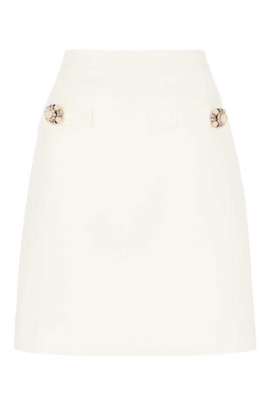 25SS 발렌티노 가라바니 숏 스커트 6B3RACH71CF A03 Avorio
